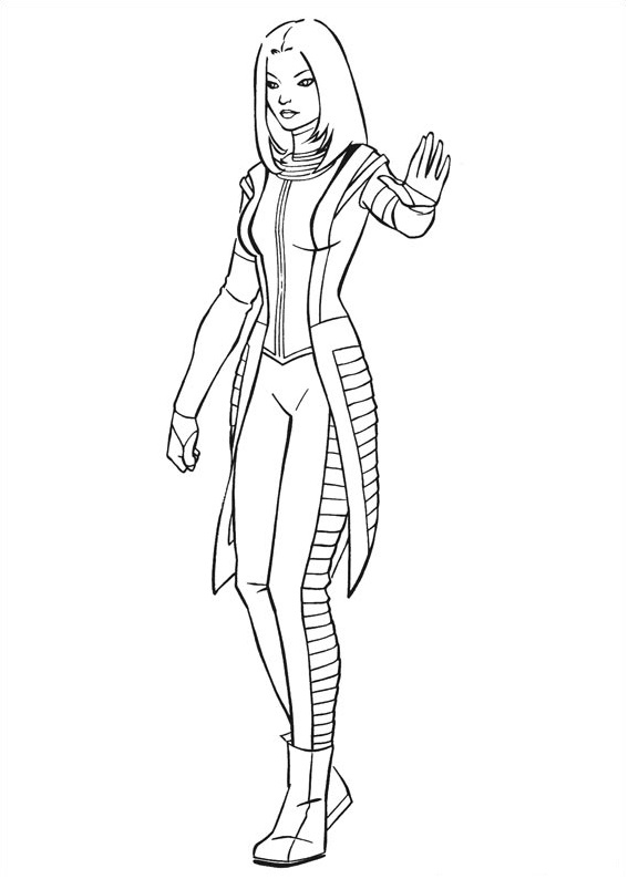 Mantis In Guardians of the Galaxy Coloring Page - Free Printable
