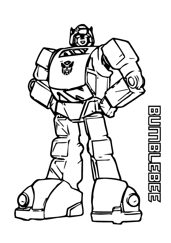 Bumblebee Coloring Page - Free Printable Coloring Pages for Kids