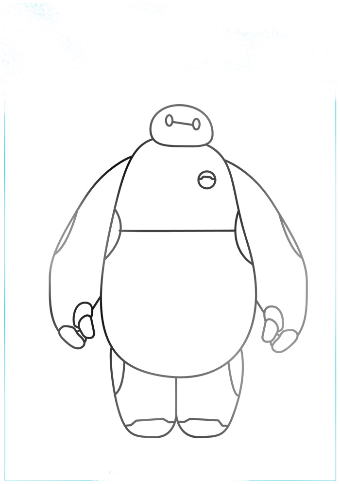 Baymax Hero Coloring Page Free Printable Coloring Pages for Kids
