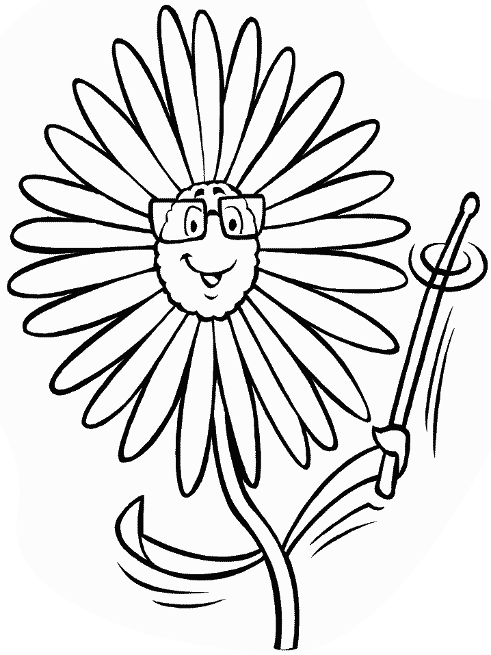 Free Printable Daisy Coloring Pages Daisy Coloring Pages 15