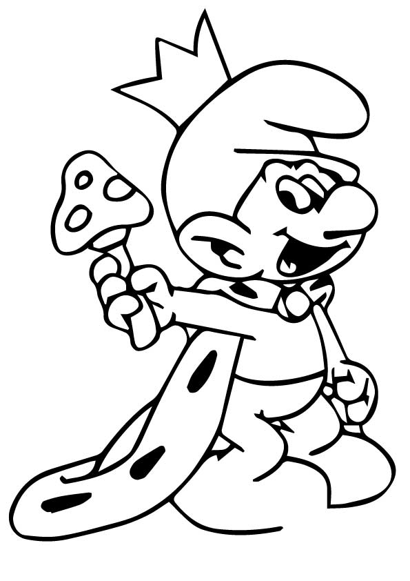 Download 174+ The Smurfs In Town For Kids Printable Free Coloring Pages