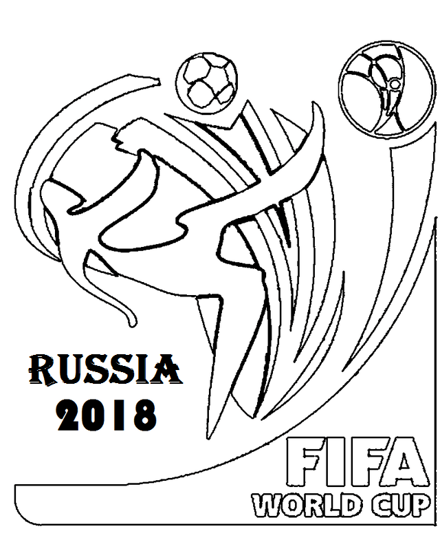 FIFA World Cup 2018 Coloring Page - Free Printable ...