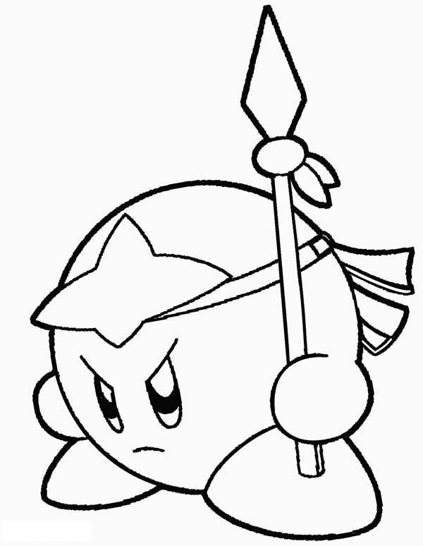 Kirby Fighting Coloring Page - Free Printable Coloring ...