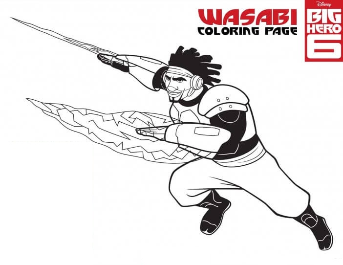 Wasabi Moving Coloring Page - Free Printable Coloring Pages for Kids