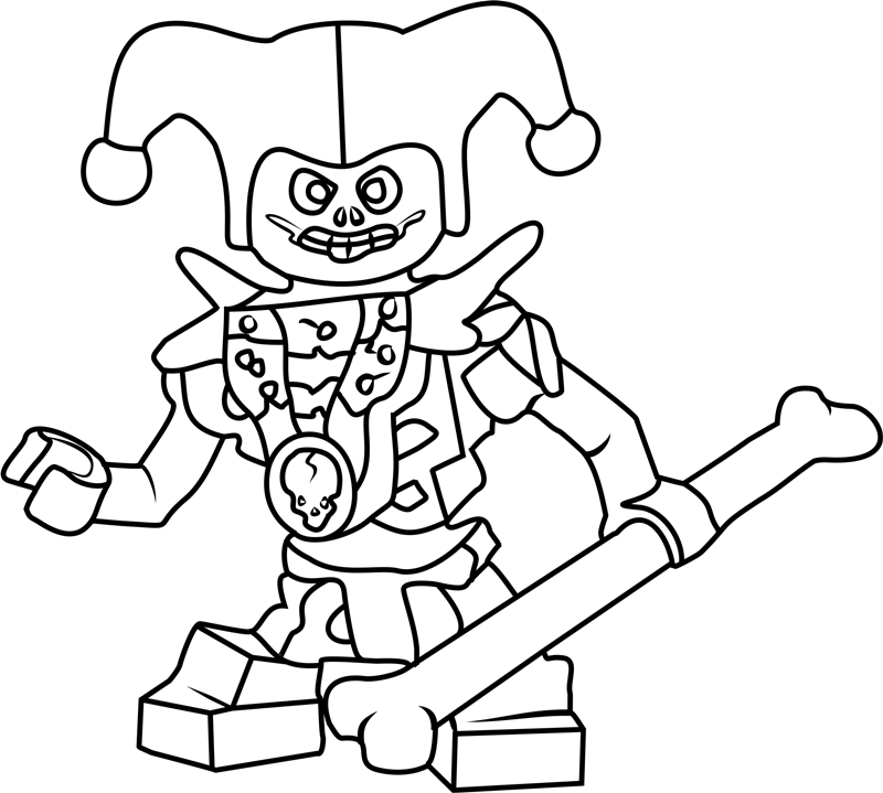 Download Ninjago Krazi Coloring Page - Free Printable Coloring Pages for Kids