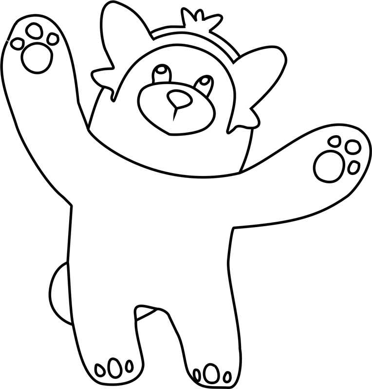 Cute Bewear Pokemon Coloring Page - Free Printable Coloring Pages for Kids
