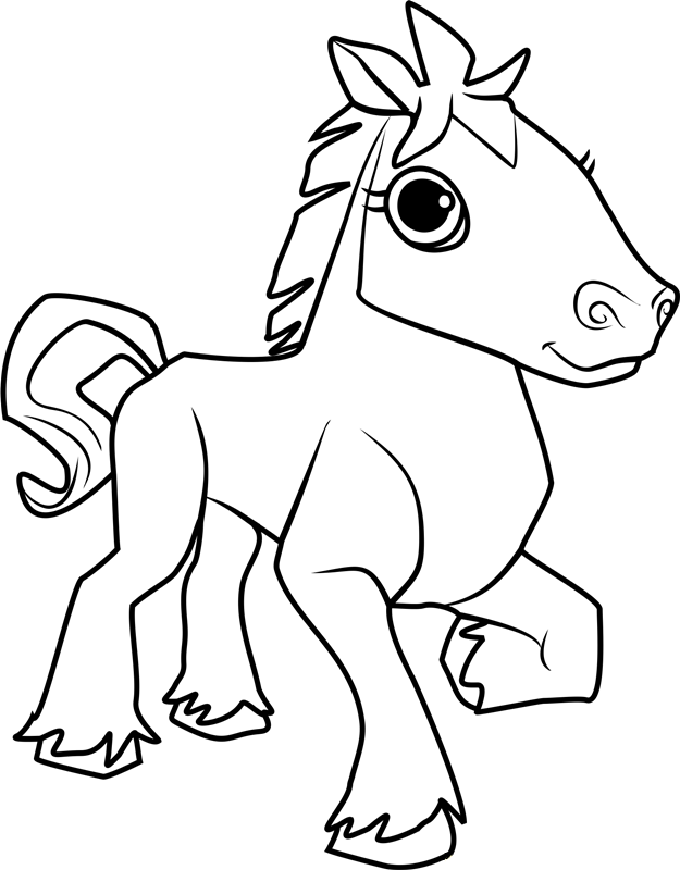 Download Horse Animal Jam Coloring Page - Free Printable Coloring ...