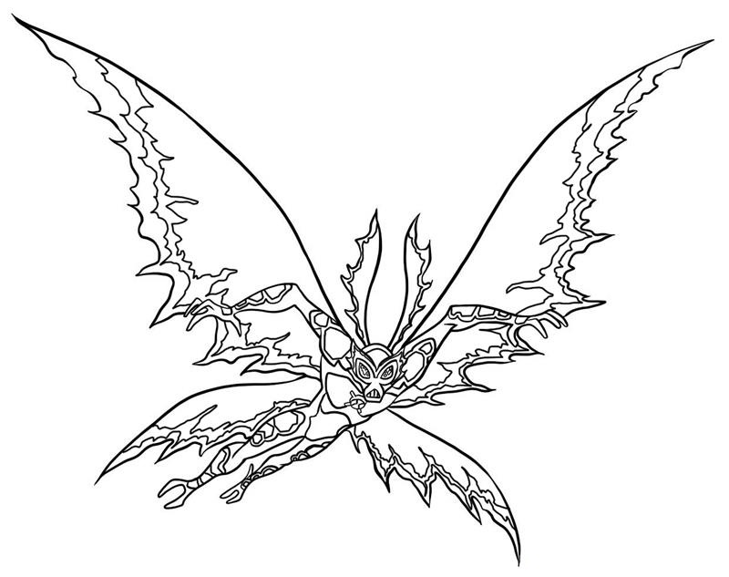 Stinkfly Flying Coloring Page - Free Printable Coloring Pages for Kids