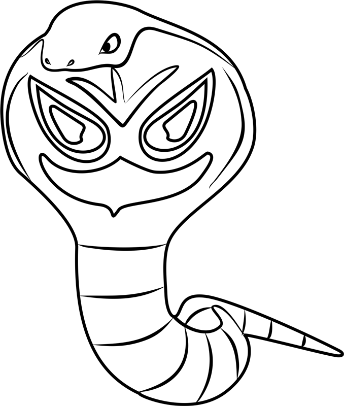 Arbok Pokemon Coloring Page - Free Printable Coloring Pages for Kids