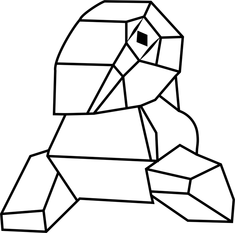 Porygon Pokemon Coloring Page - Free Printable Coloring Pages for Kids