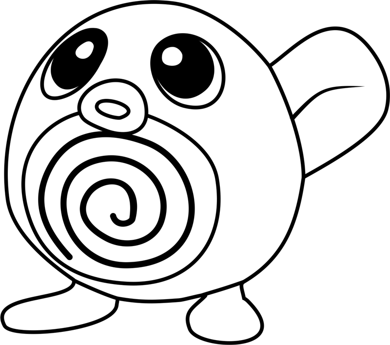 Poliwag Pokemon Coloring Page - Free Printable Coloring Pages for Kids