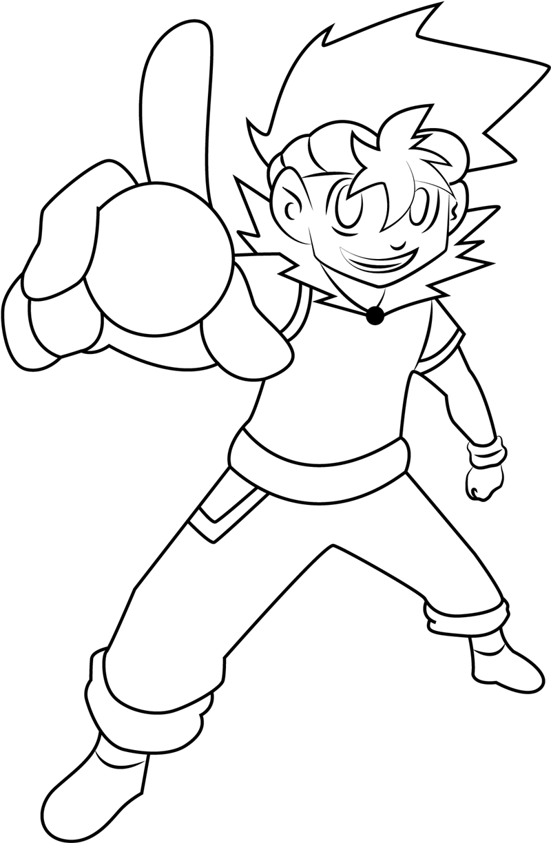 Happy Harubaru Hinode Coloring Page - Free Printable Coloring Pages for