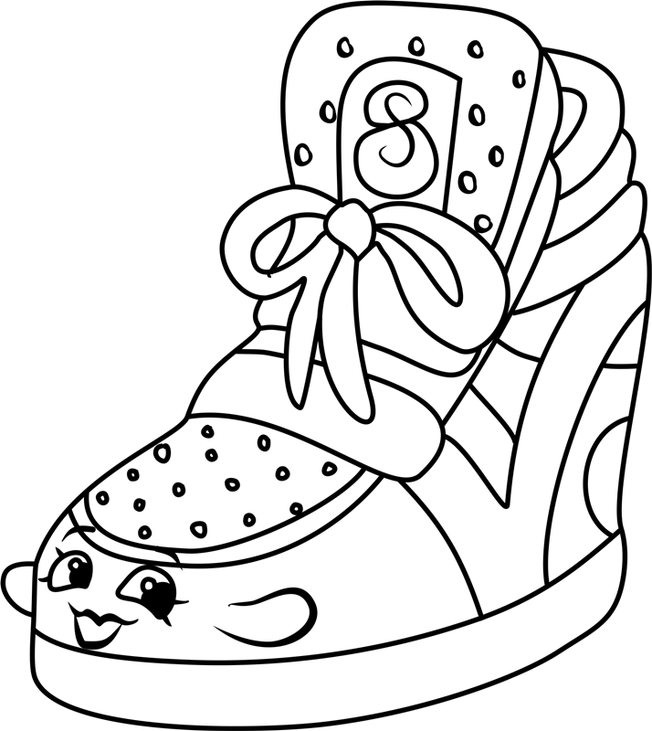Sneaky Wedge Shopkin Coloring Page - Free Printable Coloring Pages for Kids