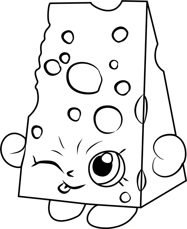 Chee Zee In Shopkins Coloring Page - Free Printable Coloring Pages for Kids