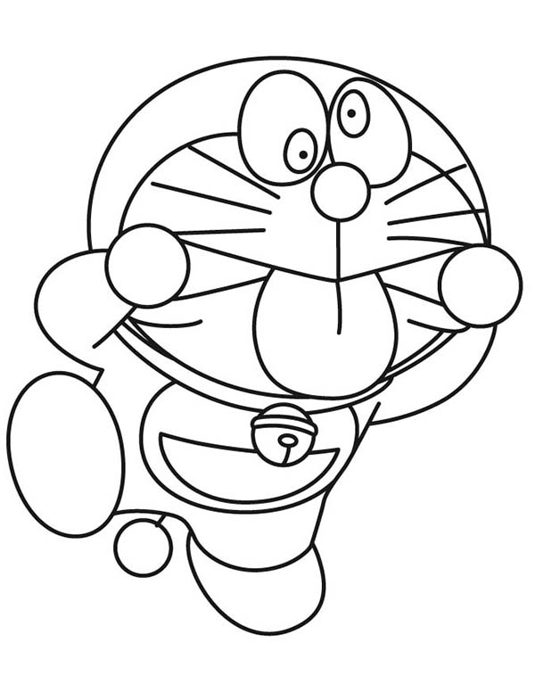 Funny Doraemon Coloring Page - Free Printable Coloring ...