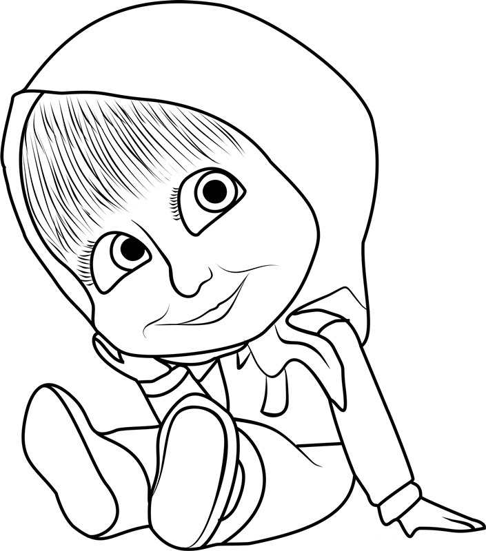 Masha And The Bear Coloring Pages  Books 100 Free And