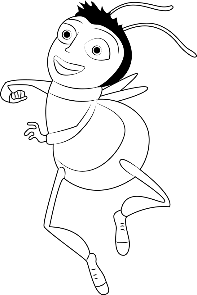 Barry Dancing Coloring Page - Free Printable Coloring Pages for Kids