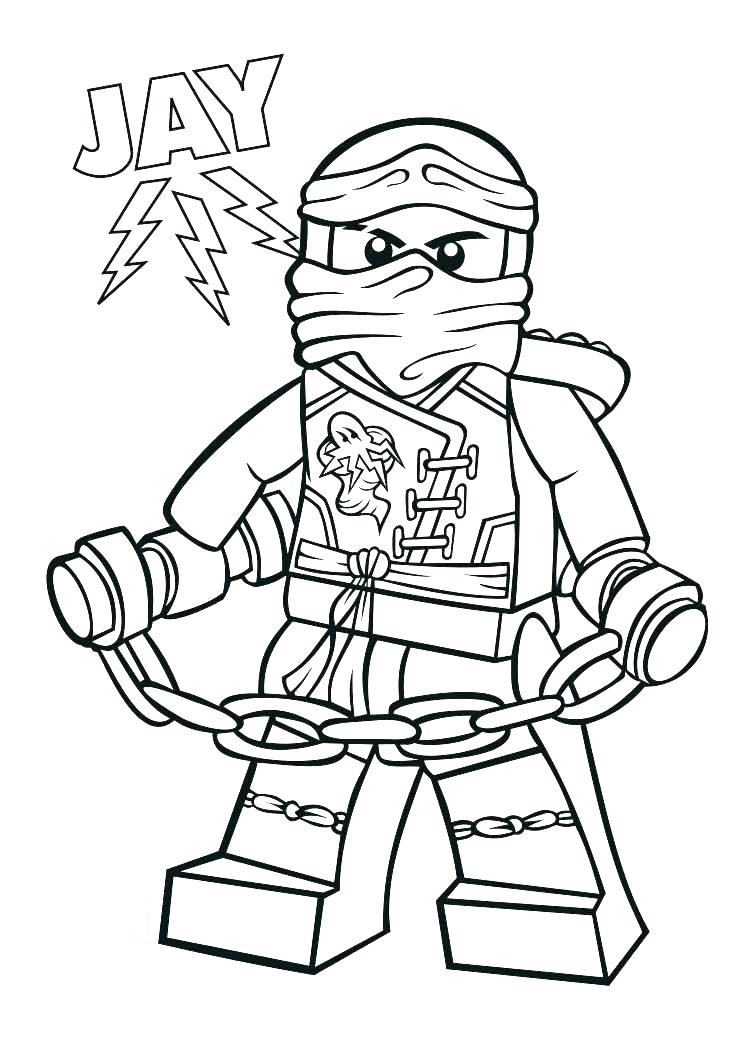 Jay Ninjago Coloring Page Free Printable Coloring Pages for Kids