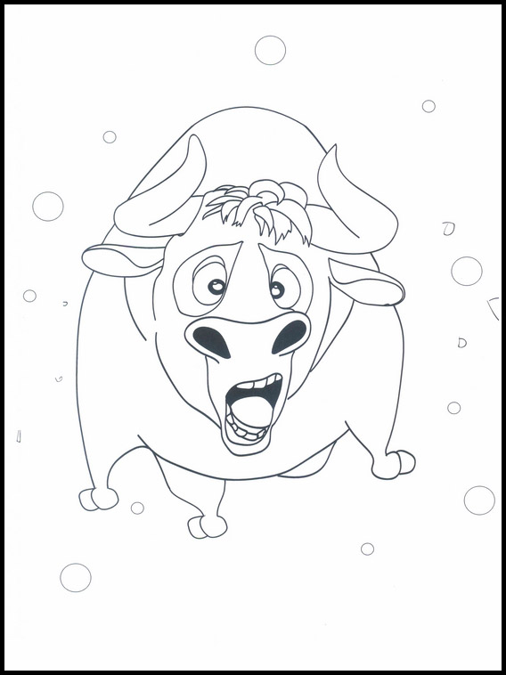Ferdinand Coloring Pages Free - Coloring and Drawing