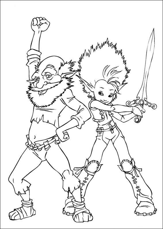 Arthur And Archibald Coloring Page - Free Printable Coloring Pages for Kids