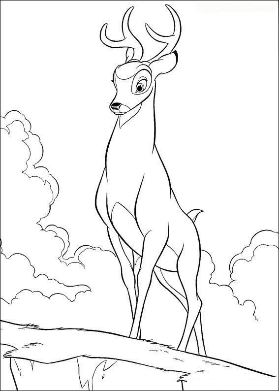 Ronno From Bambi Coloring Page - Free Printable Coloring Pages for Kids