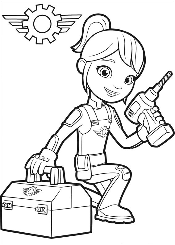 Gabby Smiling Coloring Page - Free Printable Coloring Pages for Kids