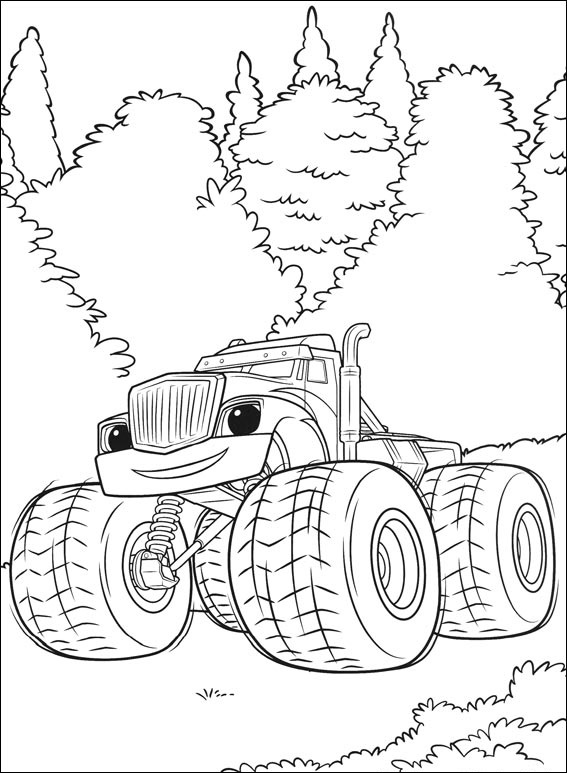 Crusher Running Coloring Page - Free Printable Coloring Pages for Kids