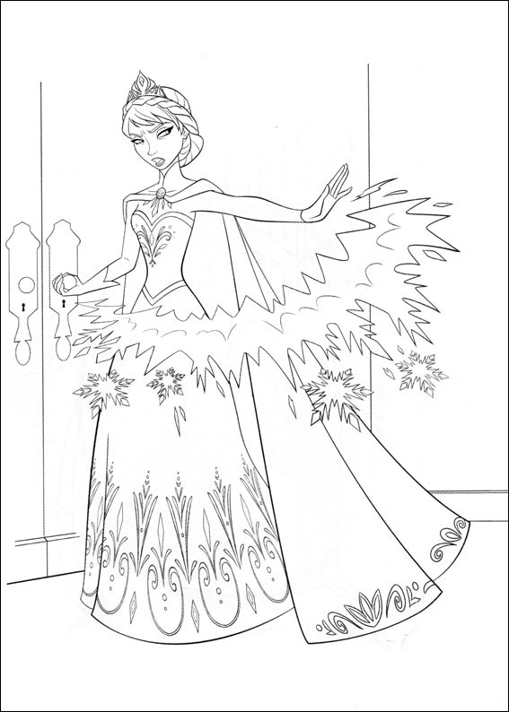 Download Angry Elsa Coloring Page - Free Printable Coloring Pages ...