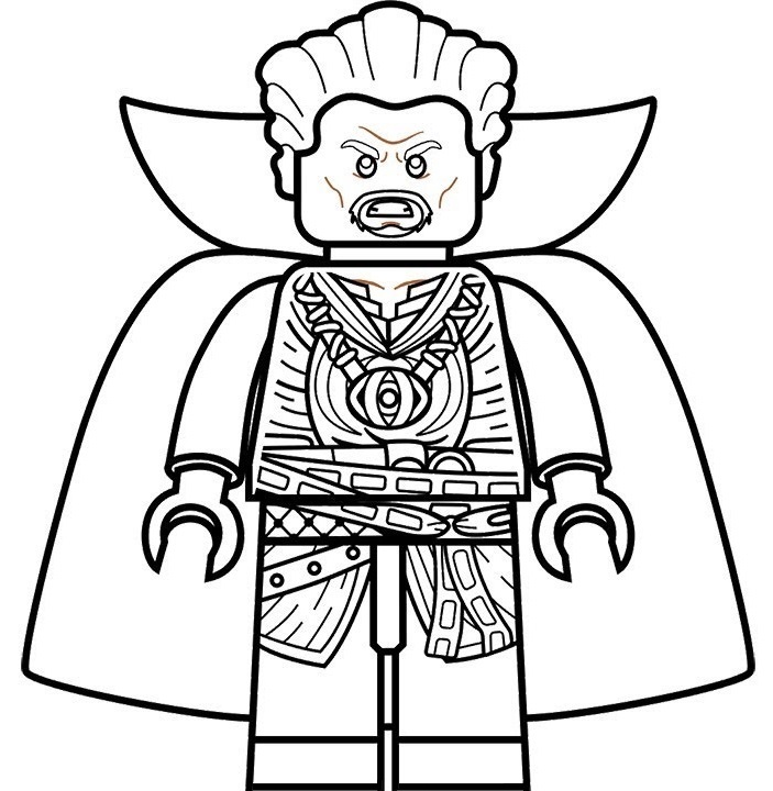 Download Lego Dr. Strange Coloring Page - Free Printable Coloring Pages for Kids