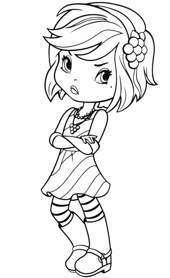 155 Unicorn Free Printable Strawberry Shortcake Coloring Pages for Kids