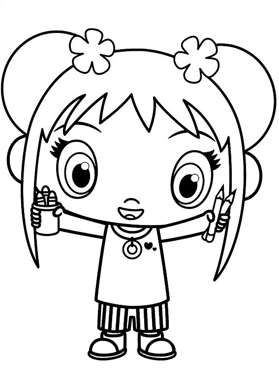 Kai Lan Coloring Page - Free Printable Coloring Pages for Kids