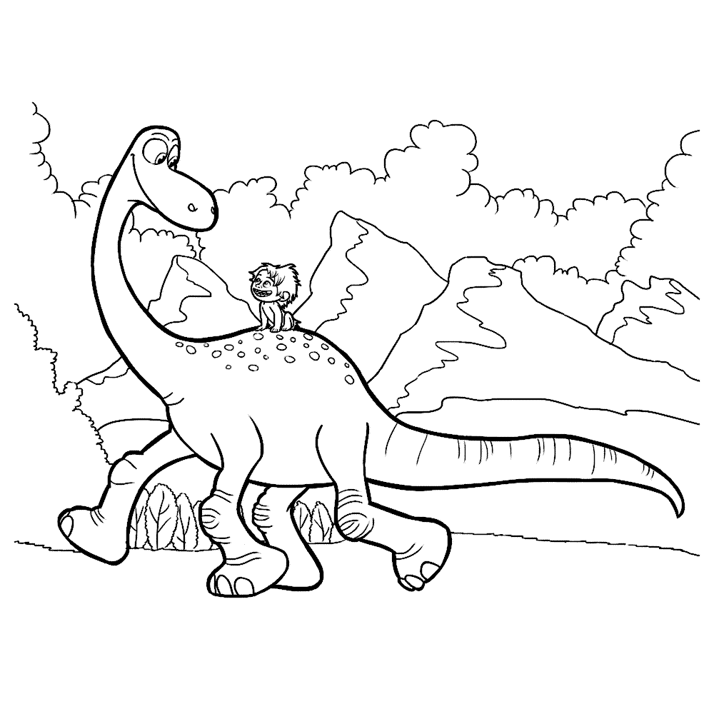 Download Arlo The Good Dinosaur Coloring Page - Free Printable ...