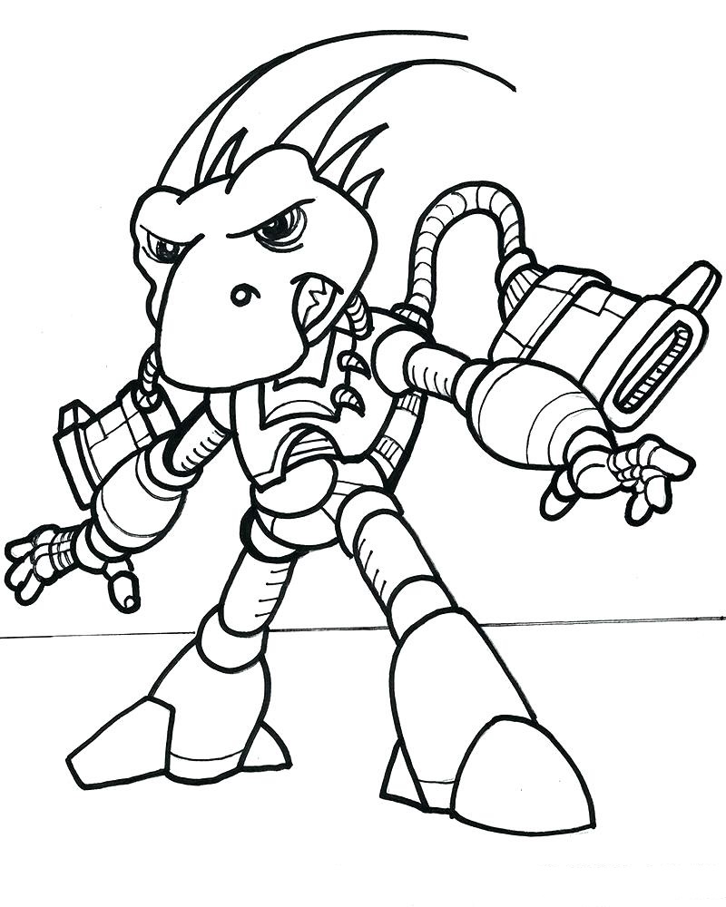 Download Robot Dinosaur Coloring Page - Free Printable Coloring ...