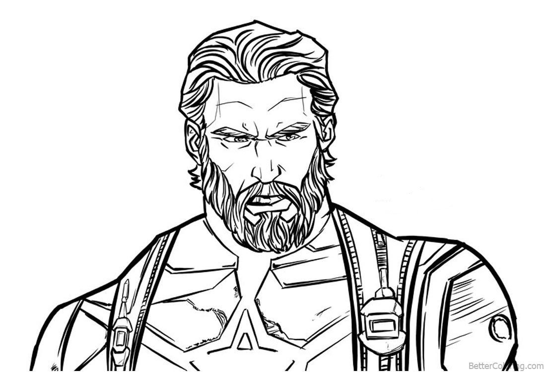 Awesome Captain America Coloring Page Free Printable Coloring Awesome Captain America Coloring Page Free Printable Coloring