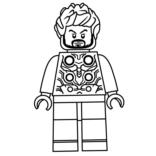 Download Lego Thor In Thor Ragnarok Coloring Page - Free Printable ...