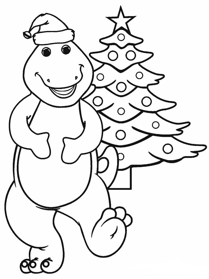 Dinosaur Coloring Pages Christmas Printable Dinosaur Coloring Pages Christmas Printable