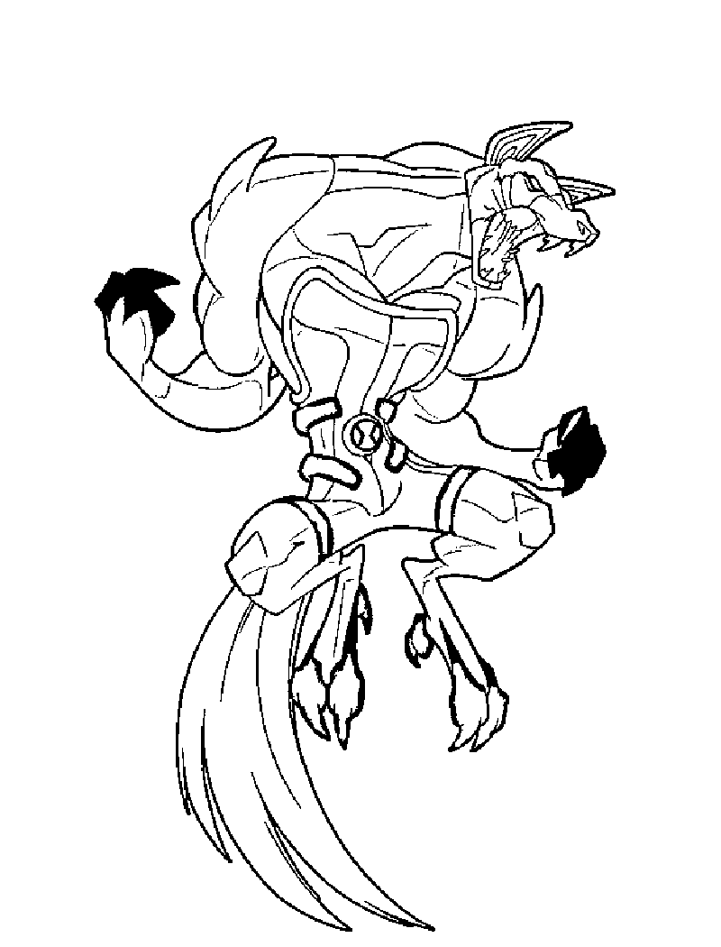 Awesome Benwolf Coloring Page - Free Printable Coloring ...