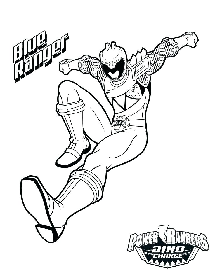 Blue Ranger Coloring Page - Free Printable Coloring Pages for Kids
