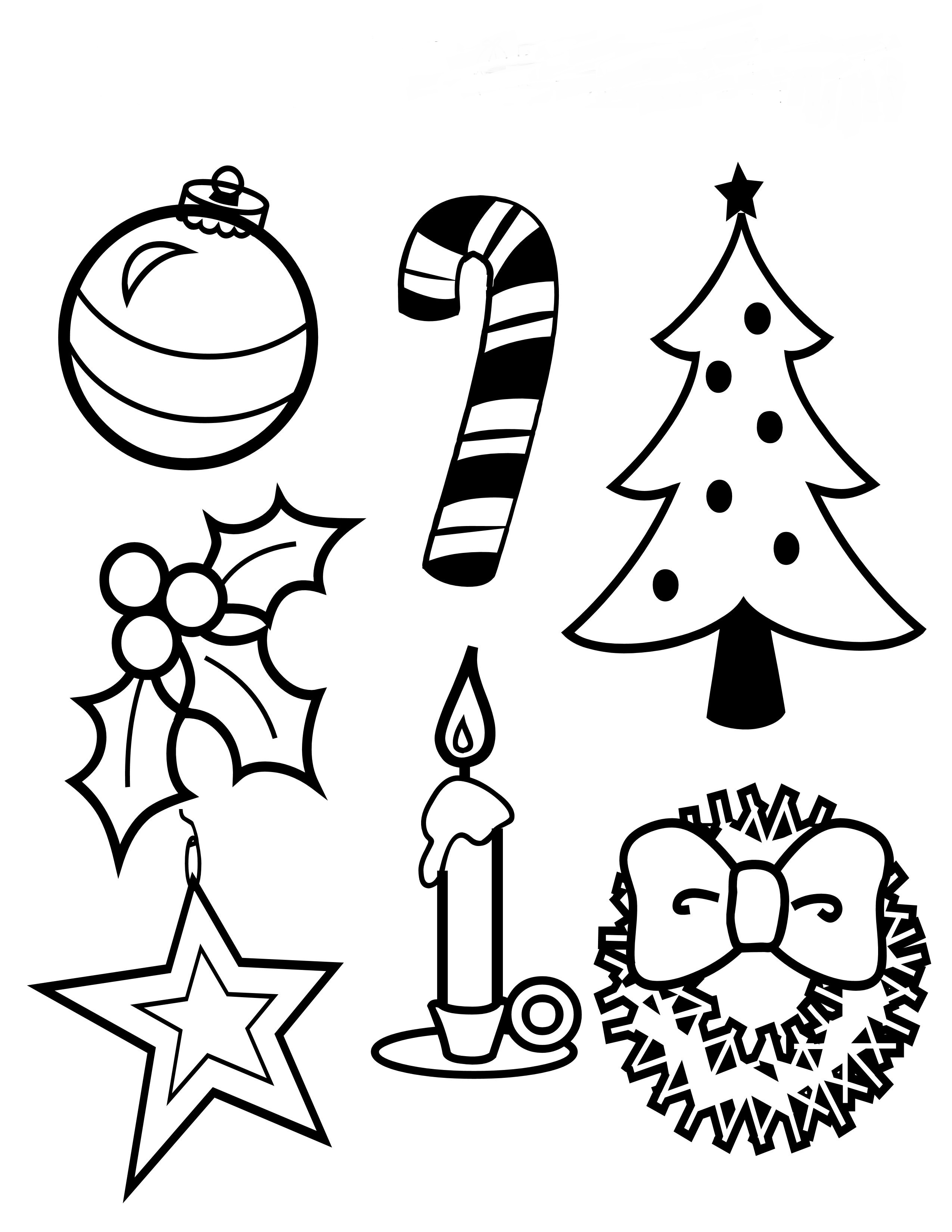 Symbol Of Christmas Coloring Page - Free Printable Coloring Pages for Kids
