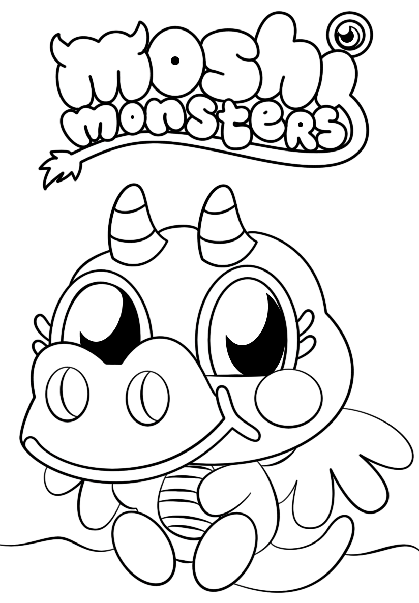 Monster Coloring Pages Printable