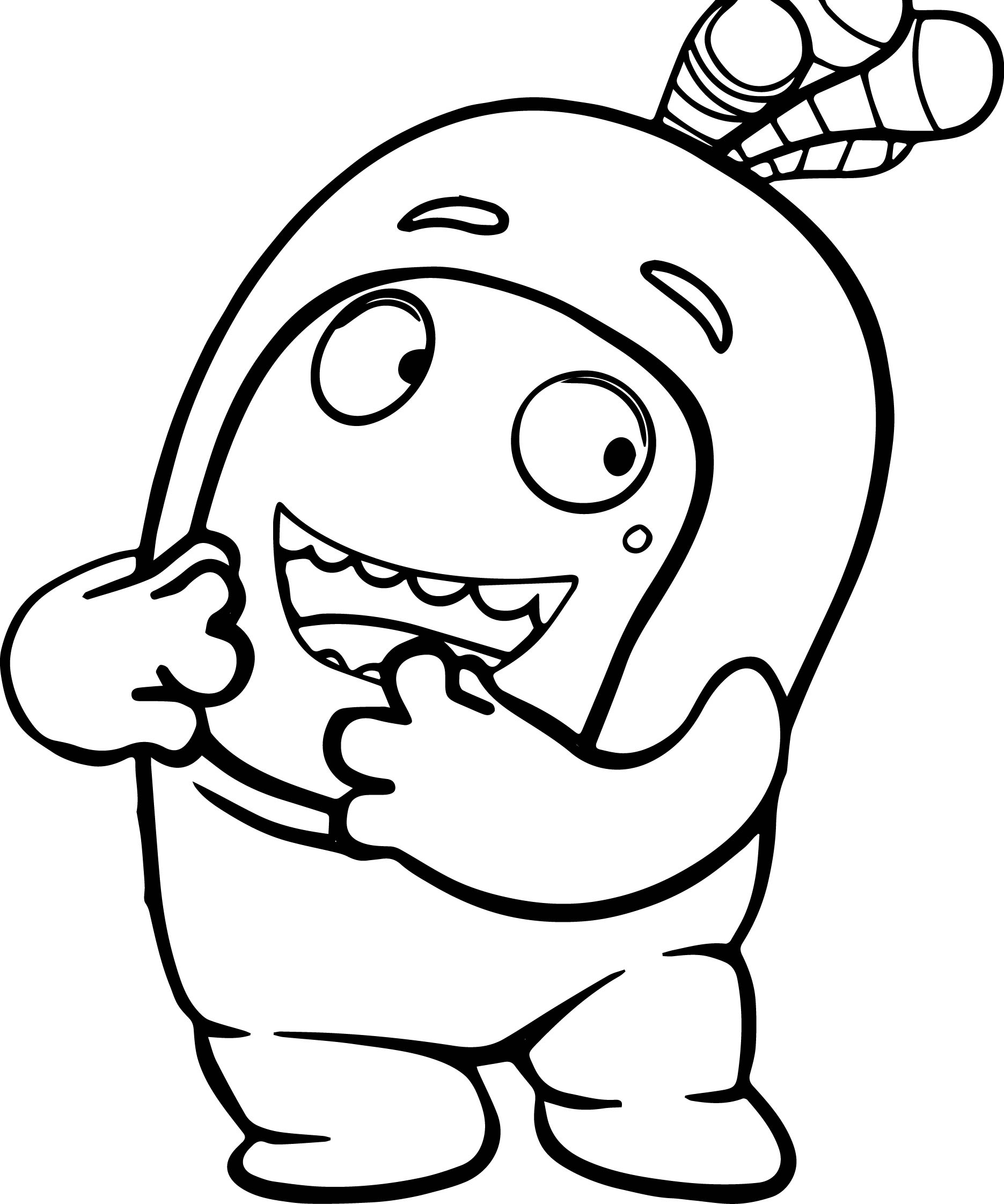 Funny Newt Coloring Page - Free Printable Coloring Pages for Kids