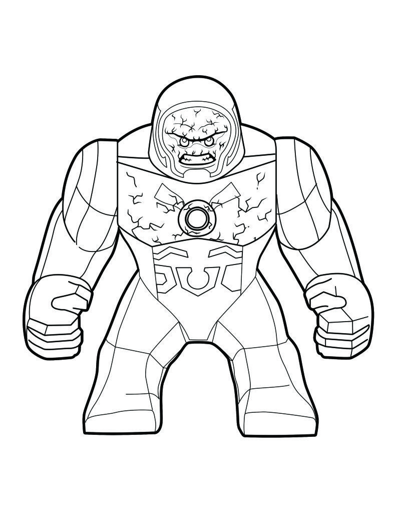 Lego Darkseid Coloring Page - Free Printable Coloring ...