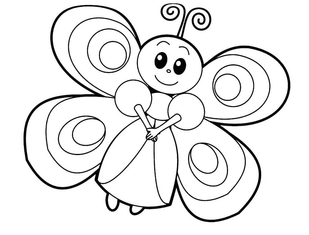Fairy Butterfly Coloring Page - Free Printable Coloring ...