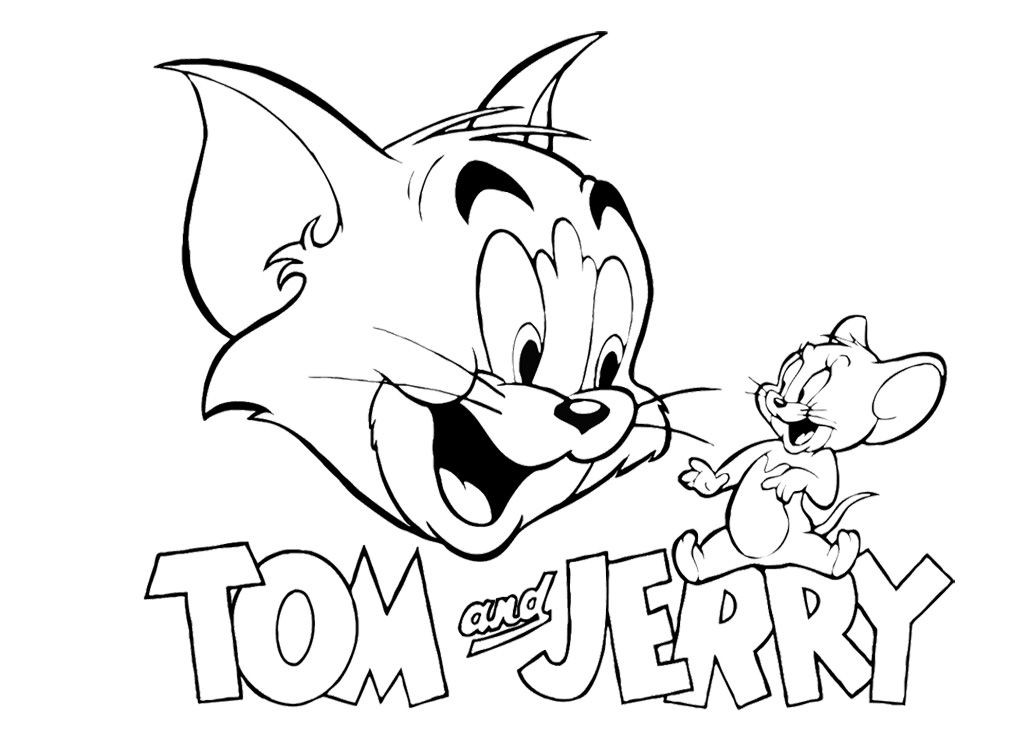 Tom And Jerry Wallpaper Coloring Page - Free Printable Coloring Pages