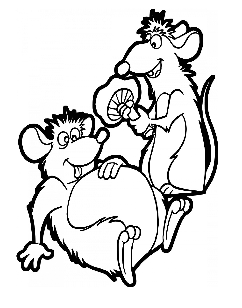 Download Funny Remy And Emile Coloring Page - Free Printable Coloring Pages for Kids