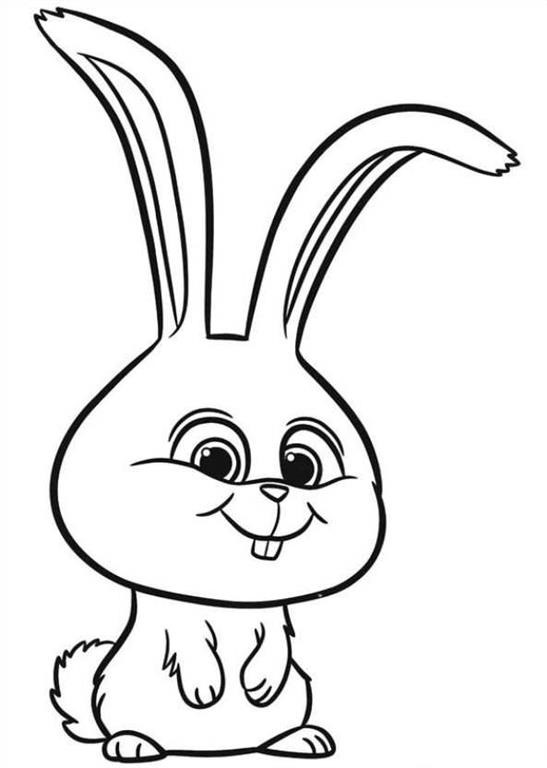 Happy Snowball Coloring Page - Free Printable Coloring Pages for Kids