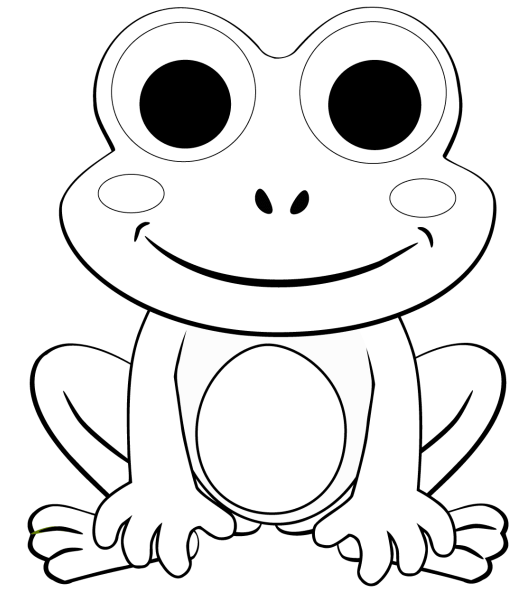 Download Cute Frog Coloring Page - Free Printable Coloring Pages ...