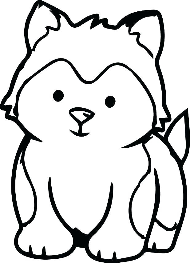 Download Husky Puppy Coloring Page - Free Printable Coloring Pages ...