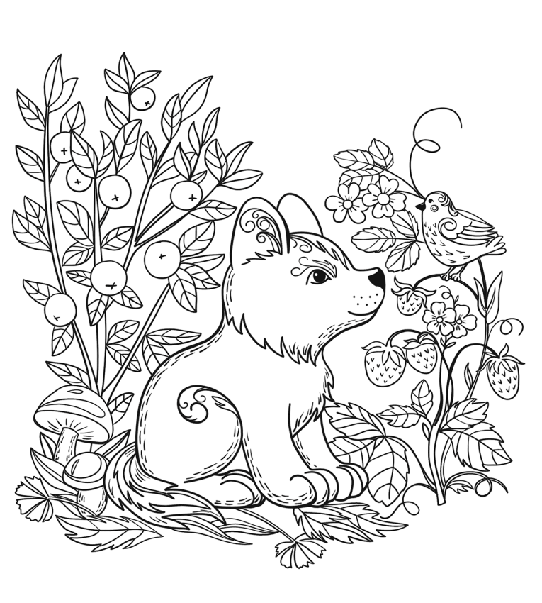 A Puppy Dog Coloring Page Free Printable Coloring Pages For Kids