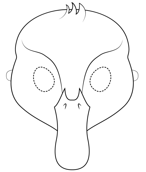 Duck Mask Coloring Page Free Printable Coloring Pages For Kids duck-mask-coloring-page-free-printable-coloring-pages-for-kids